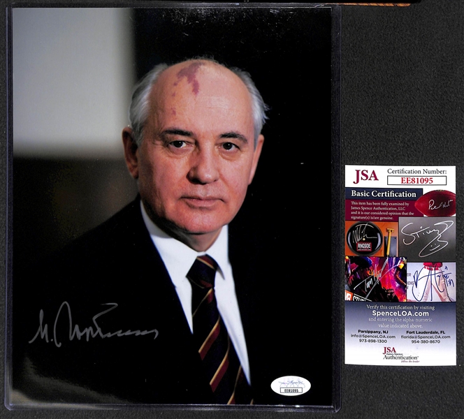 Mikhail Gorbachev Signed 8x10 Photo - JSA