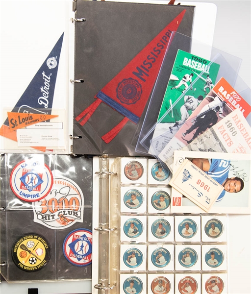 Lot of Sports Related Coins & Vintage Patches