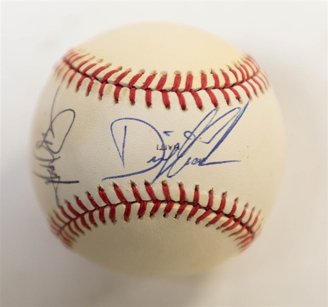 Signed Official 1989 & 1991 All Star Baseballs (3 Autographs on Each) w/ Gooden, Baines, Clark, Palmeiro, McDowell - JSA Auction Letter
