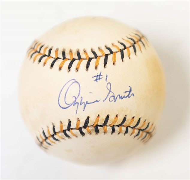 Lot of (2) Signed 1994 Official All Star Baseballs w/ Ozzie Smith, Will Clark, and Mike Mussina - JSA Auction Letter