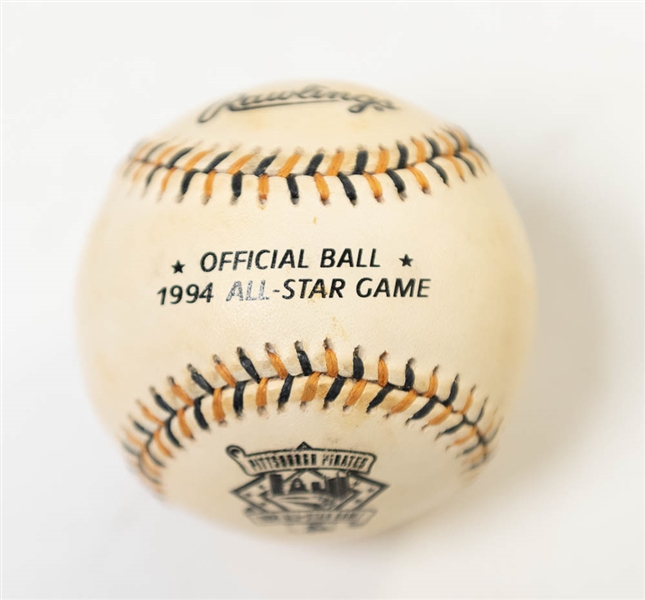 Lot of (2) Signed 1994 Official All Star Baseballs w/ Ozzie Smith, Will Clark, and Mike Mussina - JSA Auction Letter