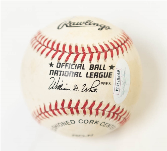 1979 Pirates WS Champion Signed Baseball - 4 Autographs Inc. Parker, Tanner, Nicosia, Rhoden (ONL Baseball) - JSA Auction Letter