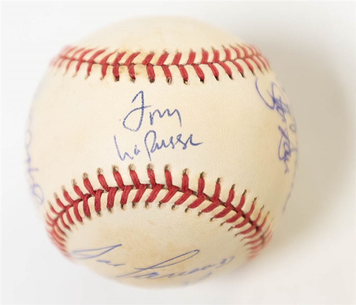 1973 & 1989 Oakland A's World Champion Signed Baseballs (1973 w/ D. Williams, Reggie Jackson; & 1989 w/ Canseco, D. Parker) - JSA Auction Letter
