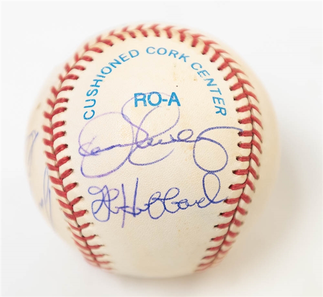 1973 & 1989 Oakland A's World Champion Signed Baseballs (1973 w/ D. Williams, Reggie Jackson; & 1989 w/ Canseco, D. Parker) - JSA Auction Letter