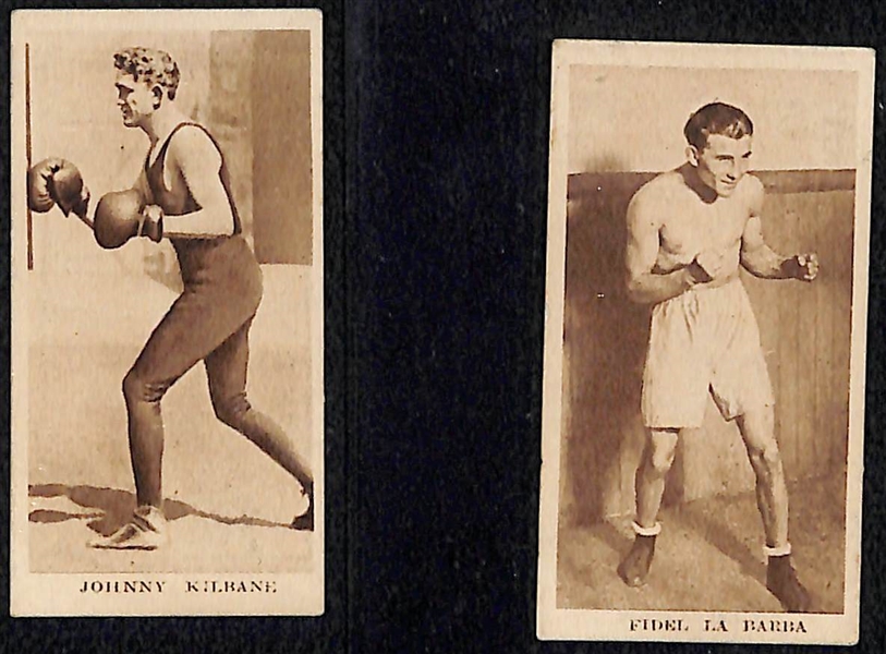 Partial Set (23 of 29) 1929 Godfrey Phillips Ltd. Sporting Champions Boxing Cards (Includes 9 HOFers w/ Dempsey and Tunney) 