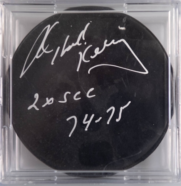 Lot of 4 Philadelphia Flyers Autographs w. Bob Clarke & Ron Hextall - JSA Auction Letter