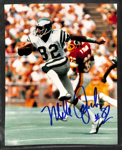 Lot of 8 Eagles Signed 8x10 Photos w. Chuck Bednarik - JSA Auction Letter