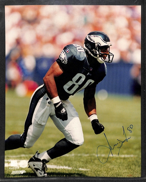 Lot of 8 Eagles Signed 8x10 Photos w. Chuck Bednarik - JSA Auction Letter