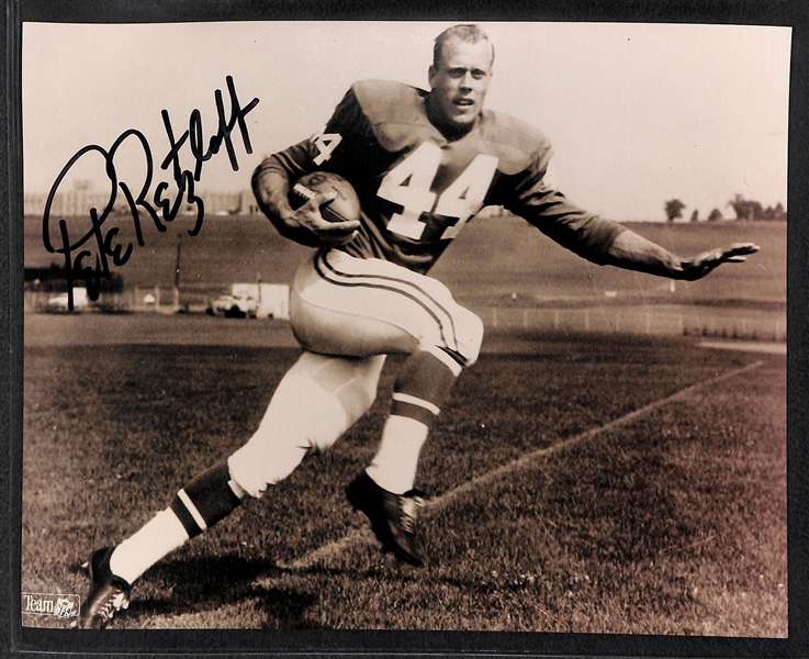 Lot of 8 Eagles Signed 8x10 Photos w. Chuck Bednarik - JSA Auction Letter