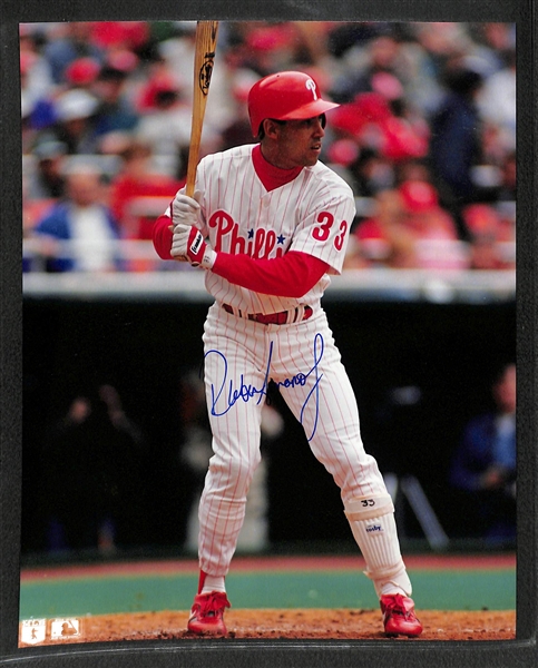 Lot of 5 Phillies Signed 8x10 Photos w. Richie Ashburn - JSA Auction Letter