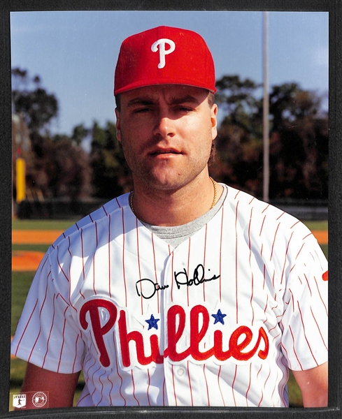 Lot of 5 Phillies Signed 8x10 Photos w. Richie Ashburn - JSA Auction Letter
