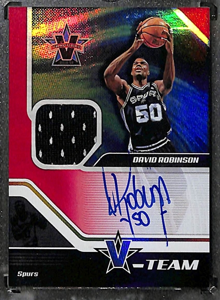 Lot of 4 Basketball Autograph Cards w. Damian Lillard & David Robinson
