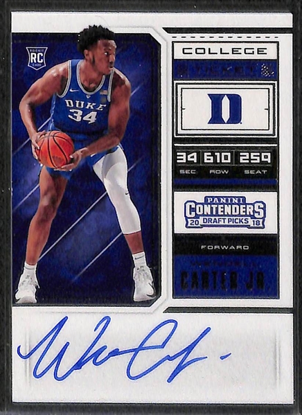 Lot of 4 Basketball Autograph Cards w. Damian Lillard & David Robinson