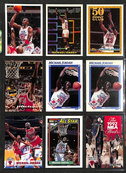Lot of Over 250 Michael Jordan Cards (w/ Inserts)