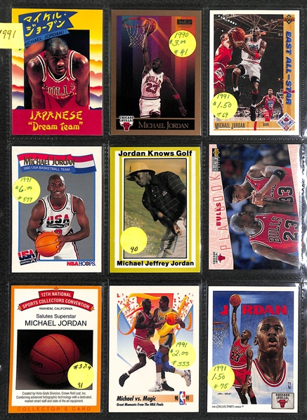 Lot of Over 250 Michael Jordan Cards (w/ Inserts)
