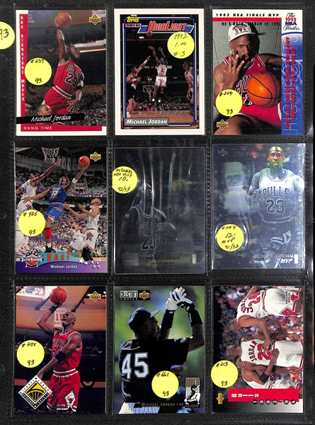 Lot of Over 250 Michael Jordan Cards (w/ Inserts)