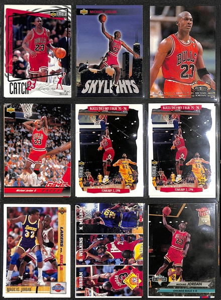 Lot of Over 250 Michael Jordan Cards (w/ Inserts)