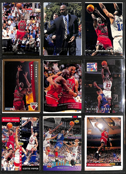 Lot of Over 250 Michael Jordan Cards (w/ Inserts)