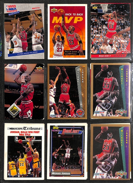 Lot of Over 250 Michael Jordan Cards (w/ Inserts)