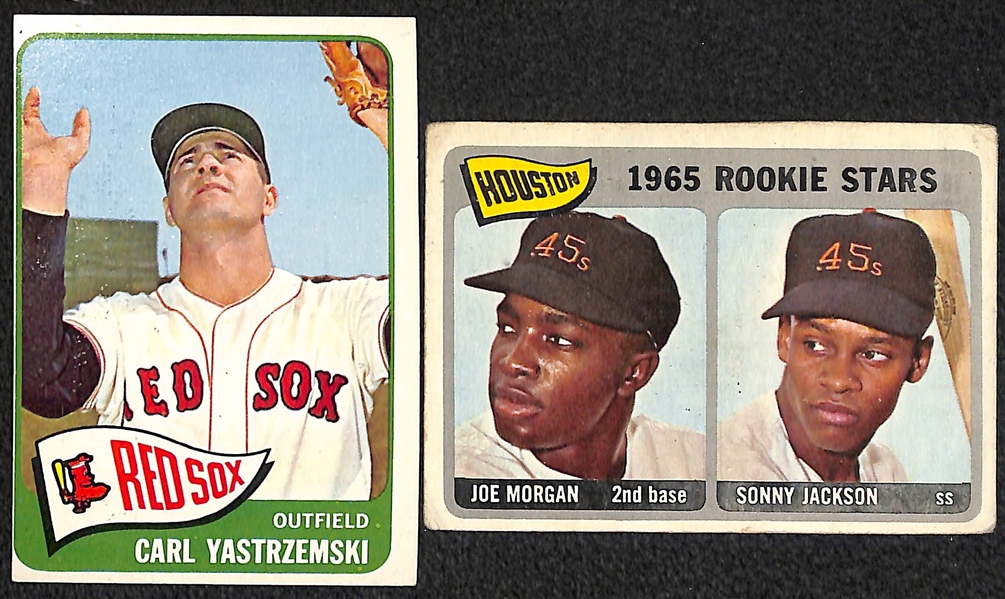 Lot of 200+ Assorted 1953-1969 Topps Baseball Cards w. 1965 Willie Mays