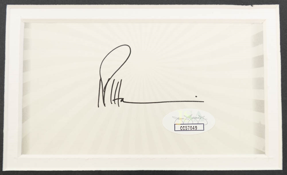 Neil Patrick Harris Signed & Framed Cut Autograph Display - JSA