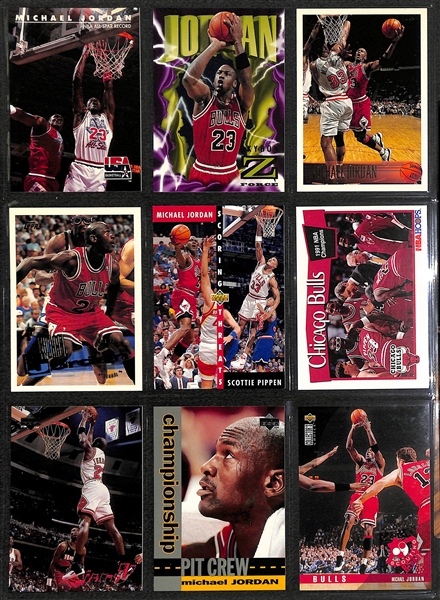 Lot of Over 240 Michael Jordan Cards (w/ Inserts)