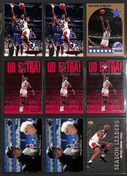 Lot of Over 240 Michael Jordan Cards (w/ Inserts)