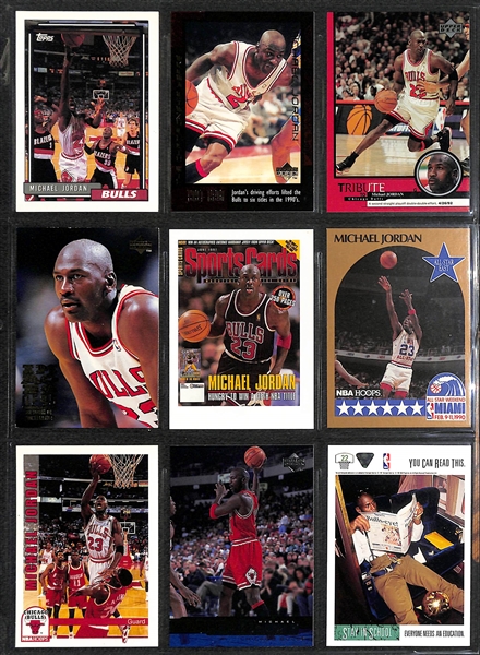 Lot of Over 240 Michael Jordan Cards (w/ Inserts)
