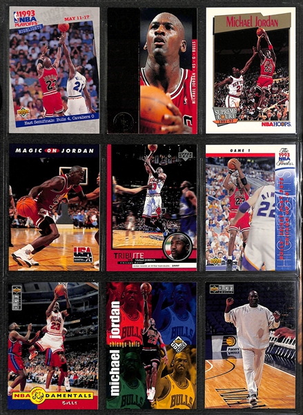 Lot of Over 240 Michael Jordan Cards (w/ Inserts)