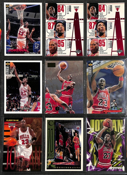 Lot of Over 230 Michael Jordan Cards (w/ Inserts)