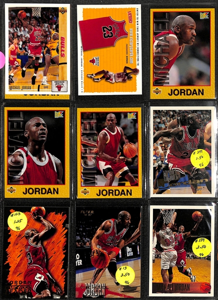 Lot of Over 230 Michael Jordan Cards (w/ Inserts)