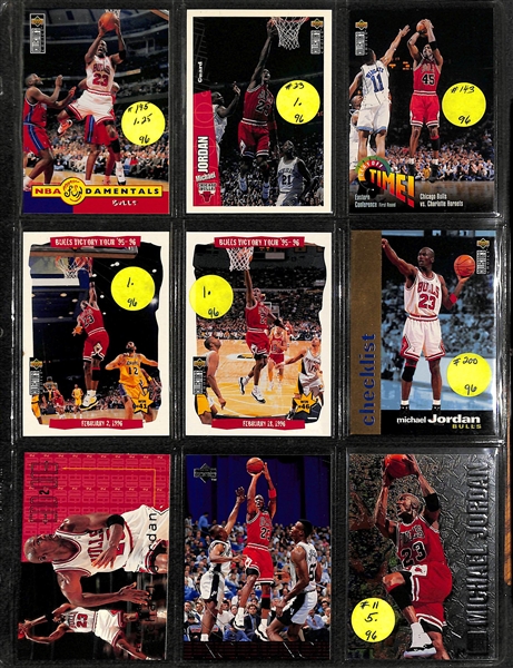 Lot of Over 230 Michael Jordan Cards (w/ Inserts)