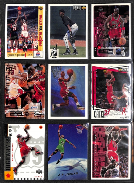Lot of Over 230 Michael Jordan Cards (w/ Inserts)