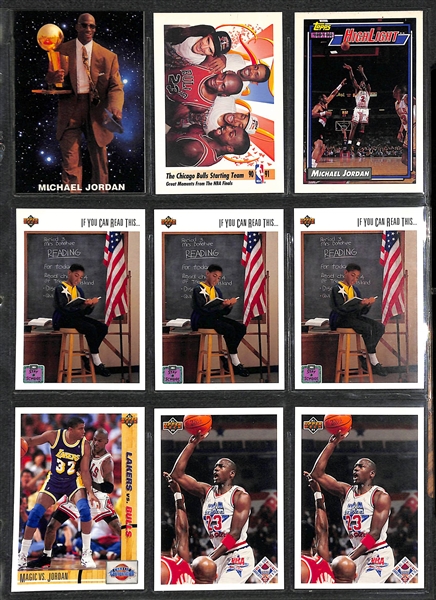 Lot of Over 230 Michael Jordan Cards (w/ Inserts)