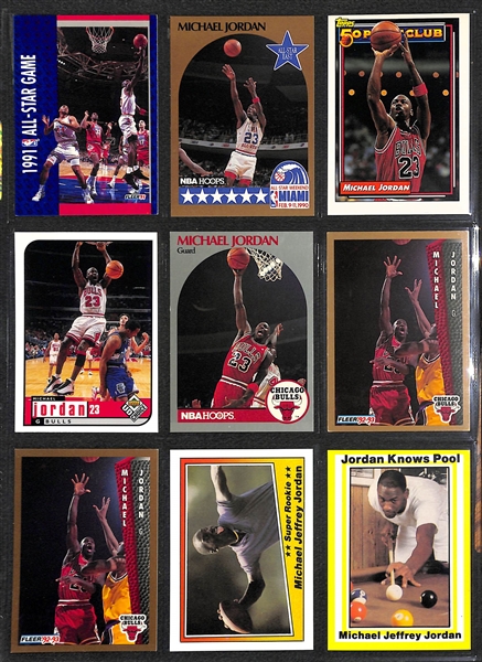 Lot of Over 230 Michael Jordan Cards (w/ Inserts)