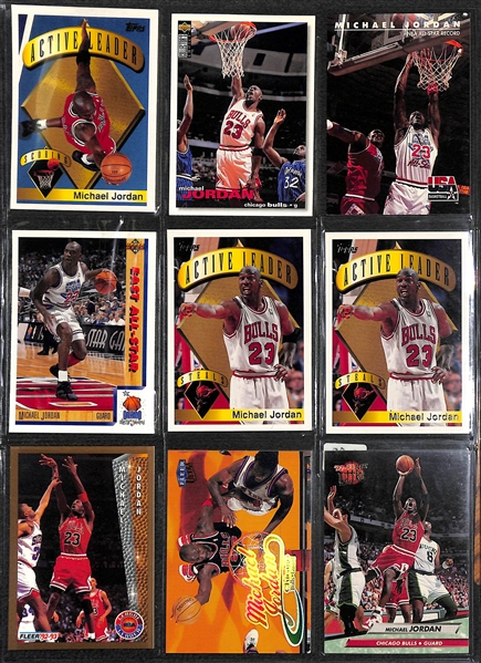 Lot of Over 230 Michael Jordan Cards (w/ Inserts)
