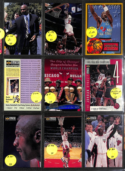 Lot of Over 230 Michael Jordan Cards (w/ Inserts)
