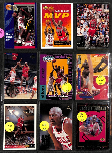 Lot of Over 230 Michael Jordan Cards (w/ Inserts)