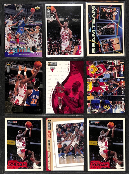 Lot of Over 230 Michael Jordan Cards (w/ Inserts)