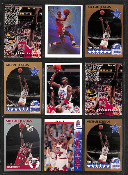Lot of Over 230 Michael Jordan Cards (w/ Inserts)