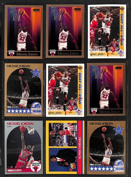 Lot of Over 230 Michael Jordan Cards (w/ Inserts)