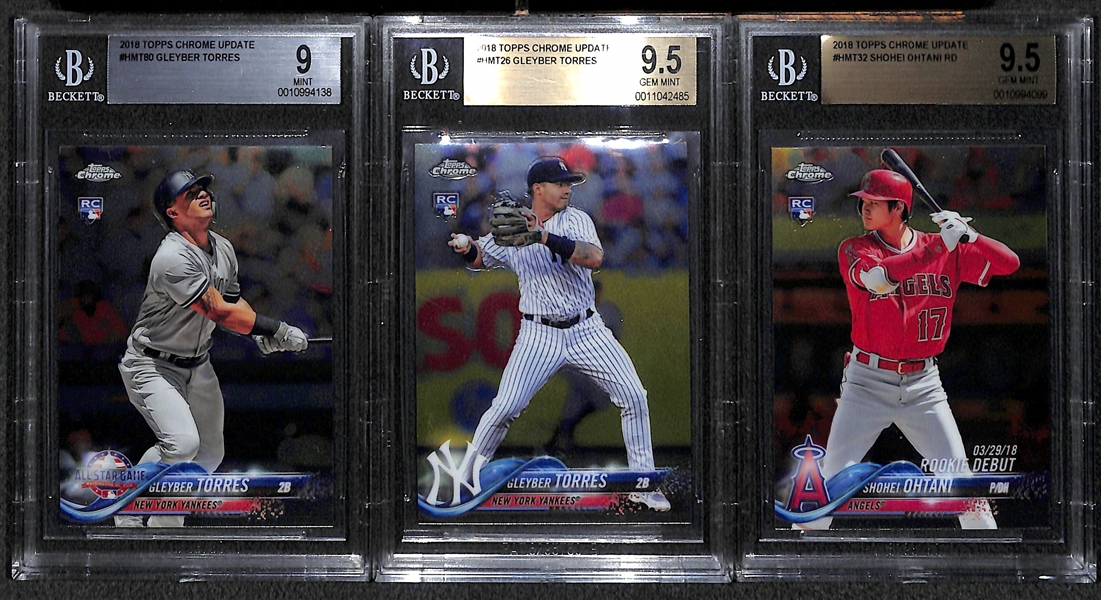 Lot of 14 Baseball Graded Rookie Cards w. Juan Soto