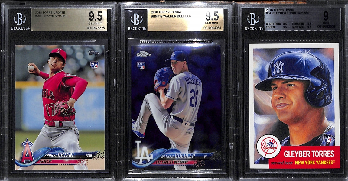 Lot of 14 Baseball Graded Rookie Cards w. Juan Soto
