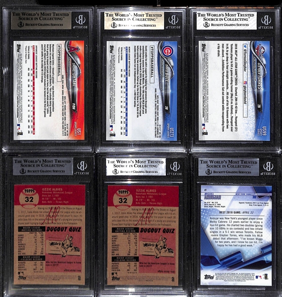 Lot of 14 Baseball Graded Rookie Cards w. Juan Soto