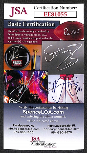 Rhys Hoskins Signed 2018 Rookie Starting Lineup - JSA