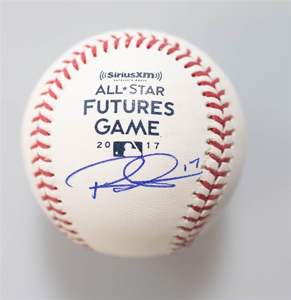 Rhys Hoskins Signed 2017 All Star Futures Game Baseball - JSA