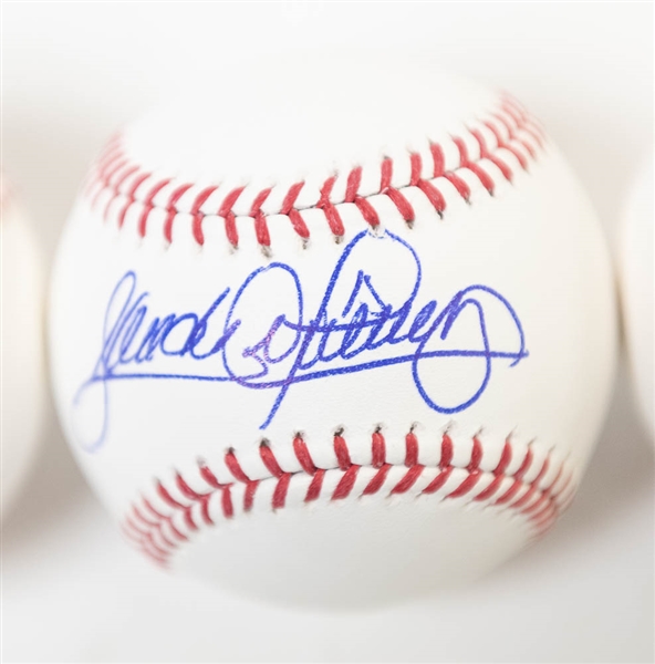 Lot of 3 Older Stars Signed Baseballs w. Paul Molitor - JSA Auction Letter
