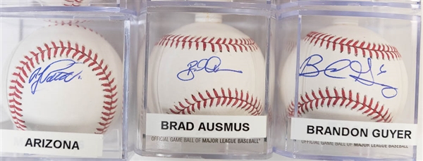 Lot of 10 Signed Official MLB Baseballs w. Andrew Miller & Corey Kluber - JSA Auction Letter