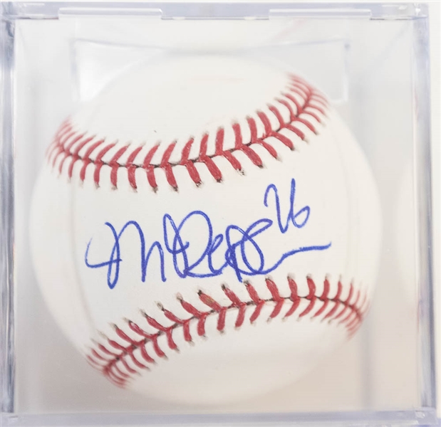 Lot of 10 Signed Official MLB Baseballs w. Ned Yost & Danny Duffy - JSA Auction Letter