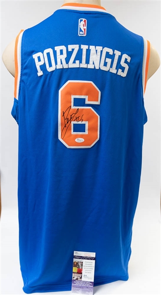 Kristaps Porzingis Signed Swingman Authentic Jersey - JSA